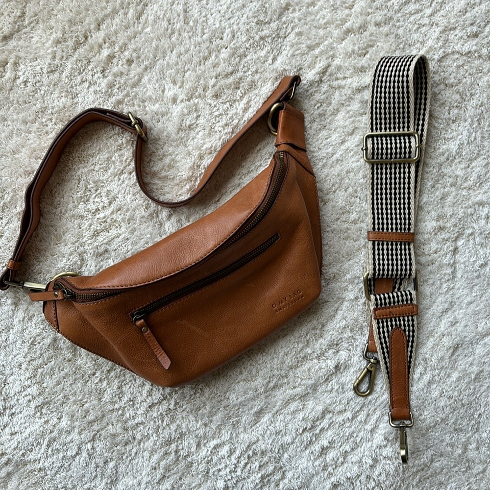 O My Amsterdam O My Bag Drew Soft Grain Leather Bum Bag - Wild Oak